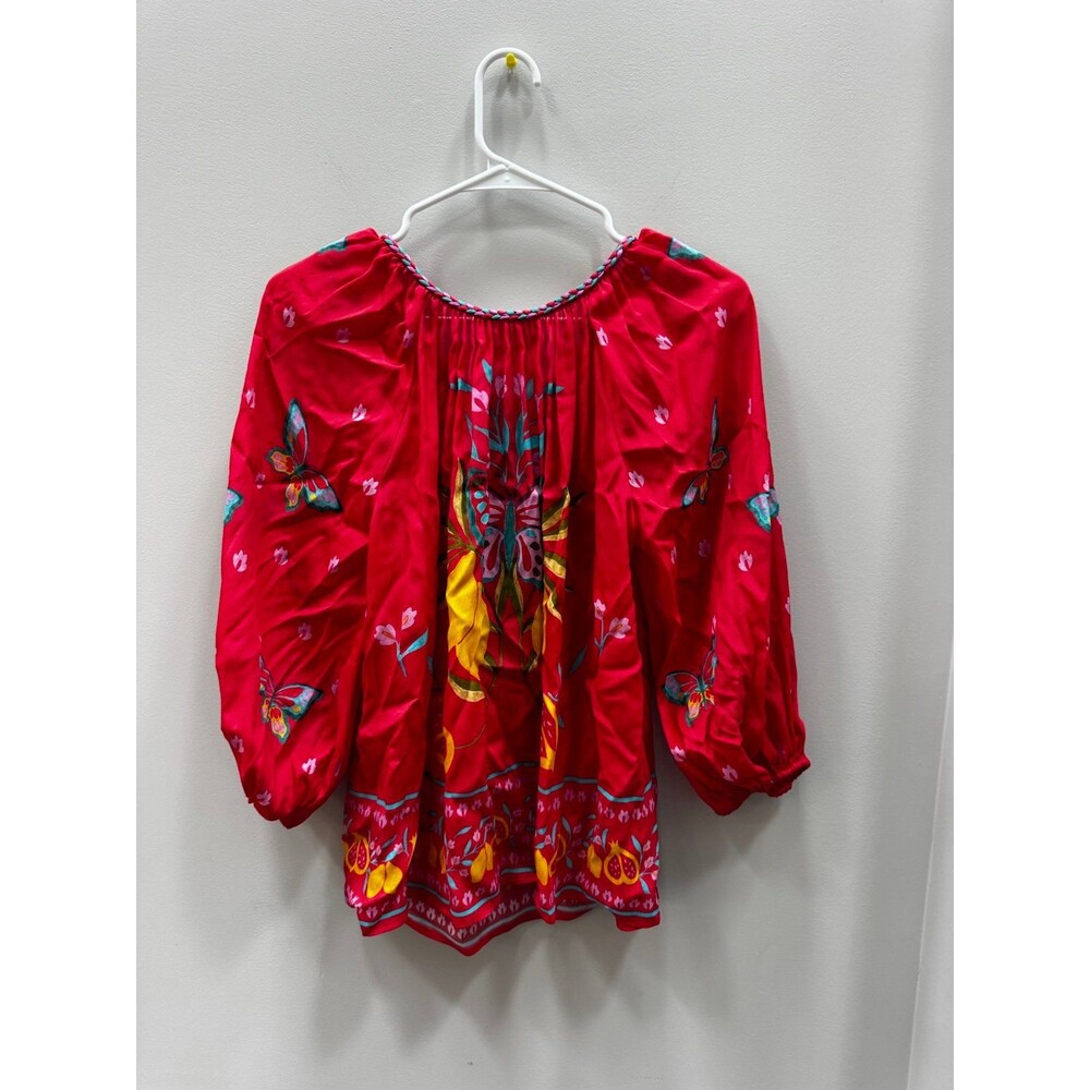Johnny Was Monaco Peasant Blouse Ekaterina Pattern Small - Picture 4 of 4